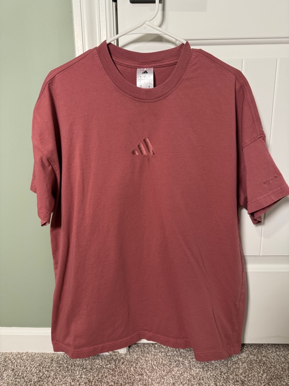 adidas Men's Short Sleeve Tee in Dusty Rose